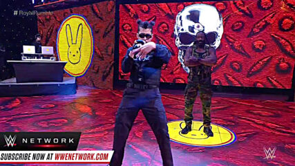 Bad Bunny performs “Booker T” at Royal Rumble: Royal Rumble 2021 (WWE Network Exclusive)