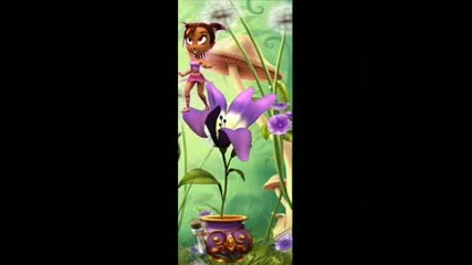 Faries Lily , Rose , Violet And Sunflower