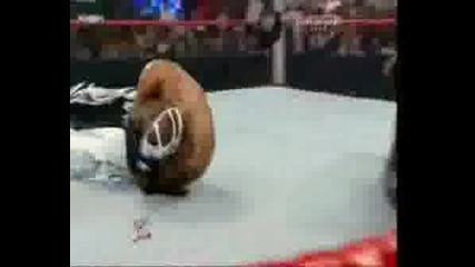 Wwe Cyber Sunday 2008 - Rey Mysterio Vs Kane (part 1)