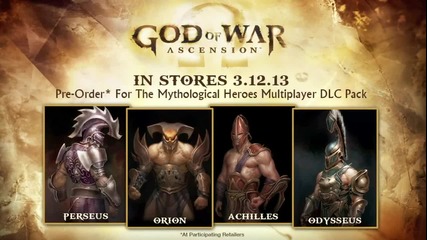 God of War Ascension - the Mythological Heroes Trailer