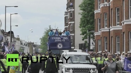 Шампионският парад на Челси в Лондон