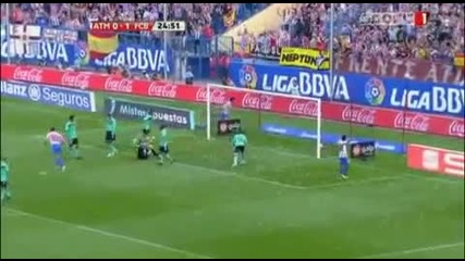 Atletico Madrid Vs Barcelona 1 - 2 - All Goals & Match Highlights - September 19 2010 - [high Qualit