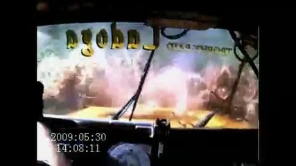 Trophy Raid Ladoga 2009 from inside