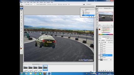 Урок на Аdobephotoshop Cs3 Как се прави анимация - дрифт