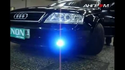 Audi A6 с 25000к H I D (xenon) фарове за мъгла + 6000к на късите 