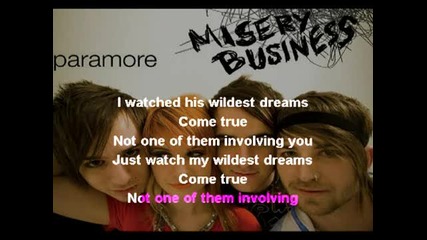 Paramore - Misery business Karaoke
