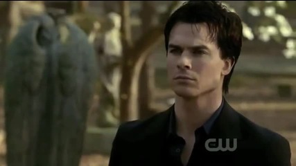 Damon tells Stefan not to tell Elena about his werewolf bite