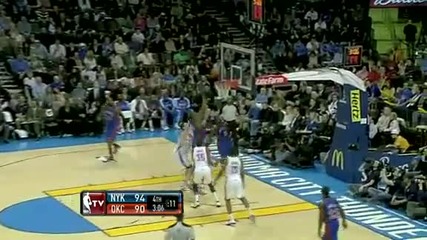 Oklahoma City Thunder vs New York Knicks 101 - 98 [22.01.2011]