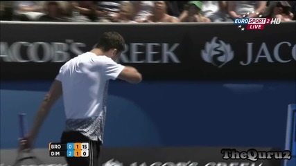 Australian Open 2015 R1 Grigor Dimitrov vs Dustin Brown