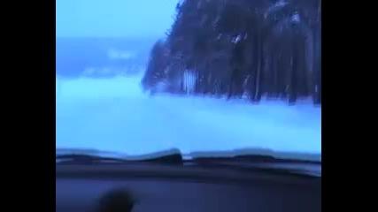 Calibra 16v 4x4 in snow