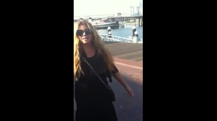 Indira Radic - Pozdrav za fanove - (Sydney,Australija 2012)