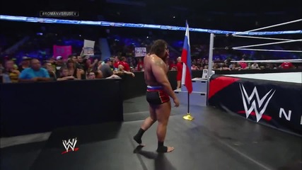 Roman Reigns vs. Rusev Smackdown, July 11, 2014