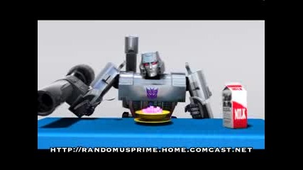 Megatron vs Cereal Commercial