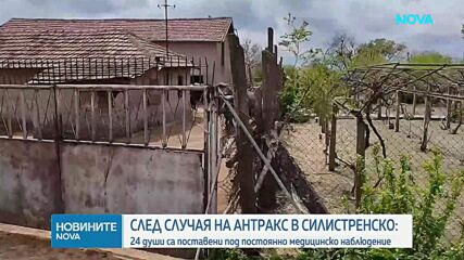 Заради антракса в Силистренско: 24 души са под медицинско наблюдение и се лекуват с антибиотици