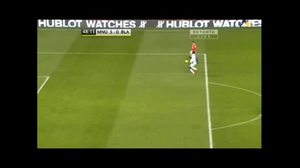 Манчестър Юнайтед - Блекбърн 5 - 0 гол на Нани