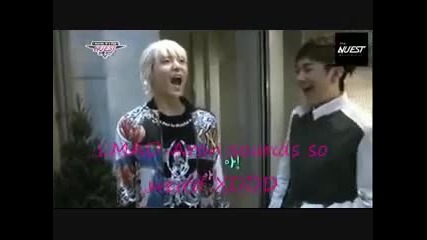 Nu'est - Ren vs. Aron at High note contest~ Cut