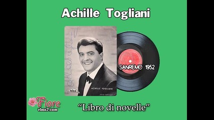 Sanremo 1952 - Achille Togliani - Libro di novelle