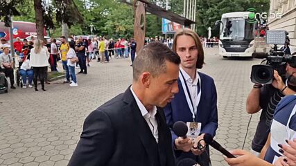Александър Томаш преди Мача на надеждата