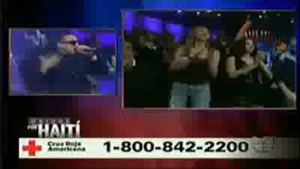 Hope for Haiti Now Unidos Por Haiti Univision Sabado Gigante Daddy Yankee - Gritos Mundial Hd Hq 