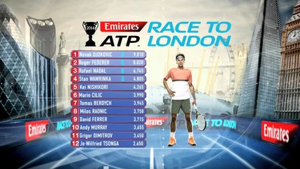 Emirates Atp Race To London Update 13 October 2014