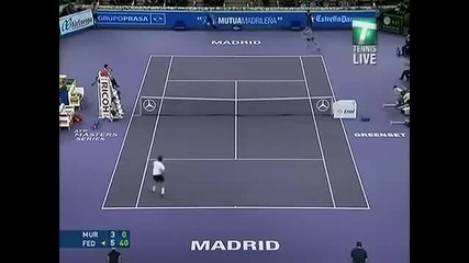 Andy Murray vs Roger Federer. Madrid 2008