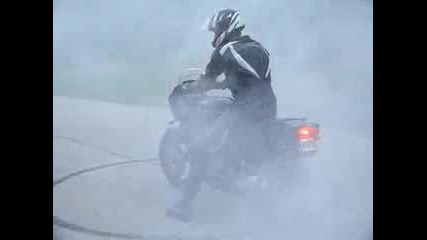 Yamaha Xj600 burnout