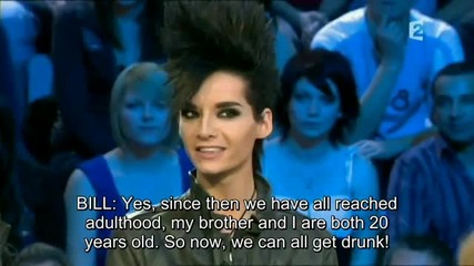 Eng Sub Tokio Hotel - On nest pas couch - France 2 - 17 10 09 - Part 1 3 
