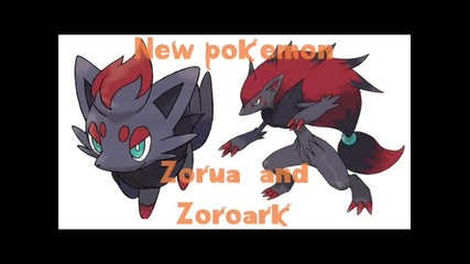 New pokemon Zorua and Zoroark 