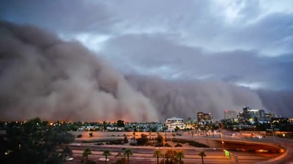 Огромни прашна буря във Финикс