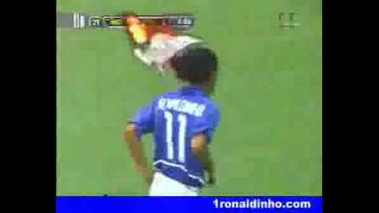Ronaldinho And His Best Free Kick.avi