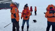 На Северния полюс се проведе първият по рода си турнир по голф