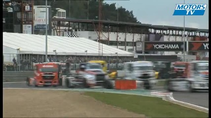 Bagarre championnat Truck Racing Zolder 2011