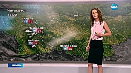 Прогноза за времето (10.08.2016 - централна)
