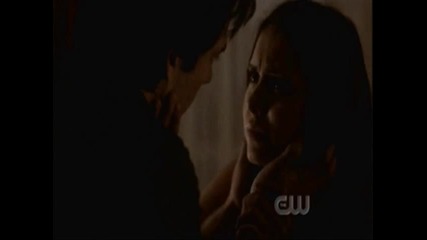 the vampire diaries-elena (katherine) and damon