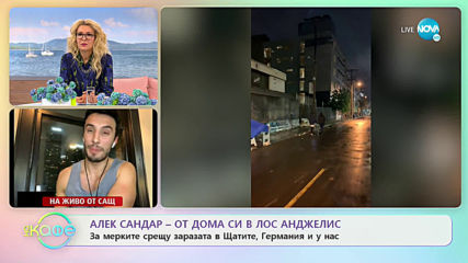 Алек Сандар: От дома си в Лос Анджелис - „На кафе” (08.04.2020)