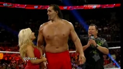 Raw 04/29/13 - Fandago и The Great Khali Танцуват..