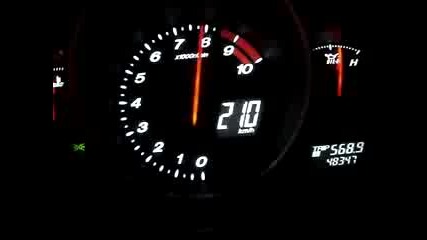 Mazda Rx8 100 to 200kph 