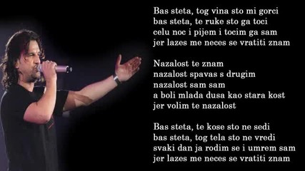 Aca Lukas - Nazalost (prevod)