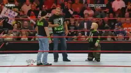 Dx saves Hornswoggle on Monday Night Raw
