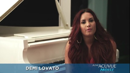 Превод!!! Demi Lovato talks about never giving up_ Acuvue® 1-day Contest Stories