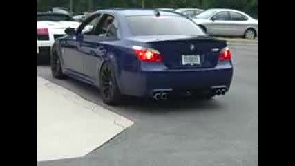bmw m5 with eisenmann race exhaust insane acceleration 