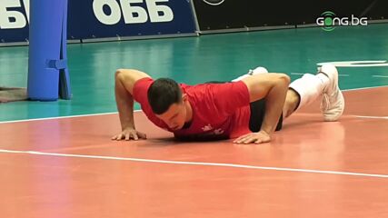 Открита тренировка на волейболните национали