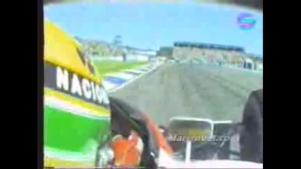 Ayrton Senna onboard Adelaide 1991