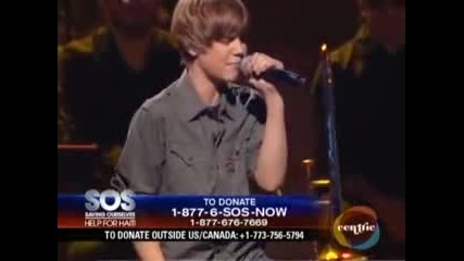 Justin Bieber & Ludacris - Medley Ollg French [ Live Sos Save Our Selves Help For Haiti 2010 ]