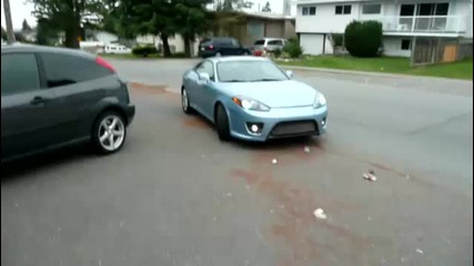 07 Tiburon Gs w Hyundai performance exhaust 