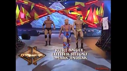 Kurt Angle, Luther Reigns & Mark Jindrak vs. Big Show (3 on 1 Handicap Match)