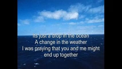 Ron Pope - A drop in the ocean [with lyrics]