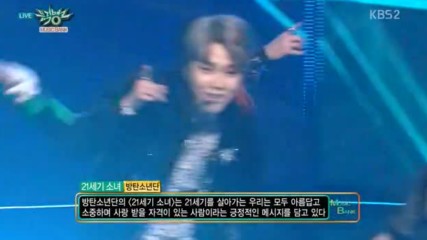 329.1104-12 Bts - Blood Sweat & Teats + 21st Century Girl, Music Bank E860 (041116)