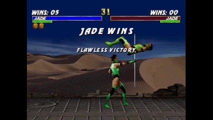 Mortal Kombat Trilogy - Jade - Fatality #1 - Psx