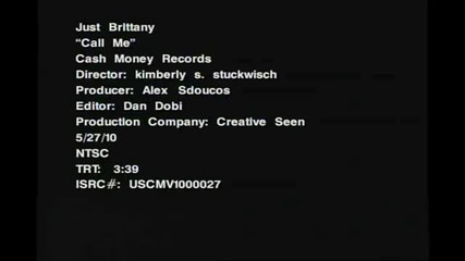 Just Brittany (cash Money Female Artist) - Call Me 4 Dat Good